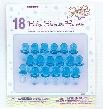 18x blauwe speentjes mini